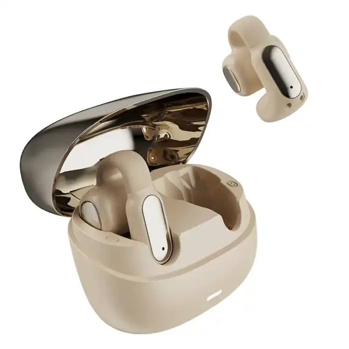 Open-Ear Clip Earbuds – 120Hr Battery, Dolby Sound, AI Call Clarity